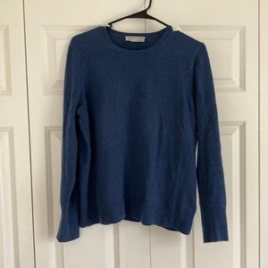 Everlane Cashmere Sweater Marine Blue L